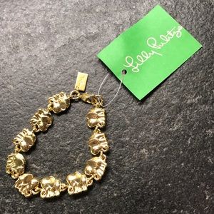 ✨NWT✨ Gold Lilly Pulitzer Elephant Bracelet